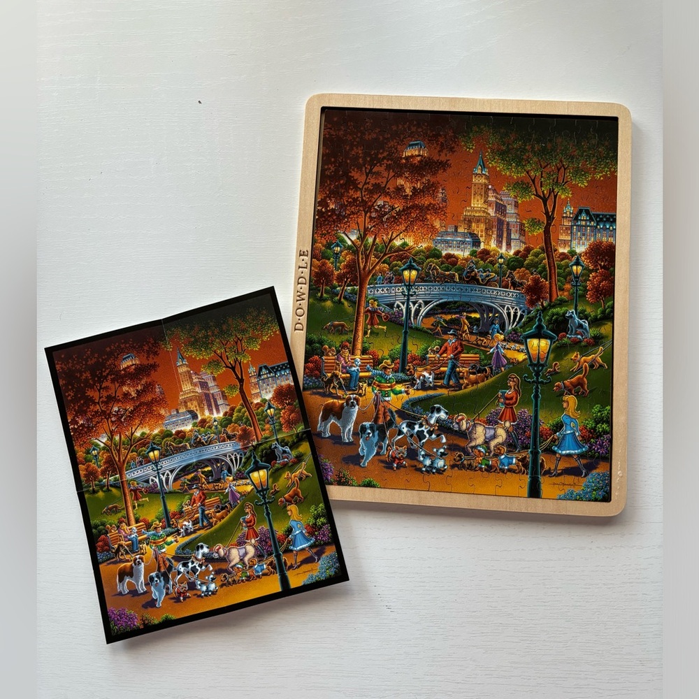 Dog Walkers - Wooden Puzzle